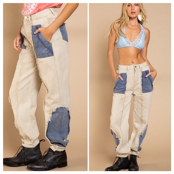 POL Jogger Jean-Patch Pants - Picture 6 of 8